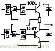 圖3： IGBT橋臂直通短路保護(hù)