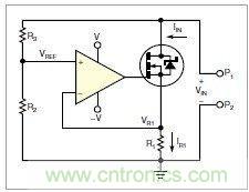 圖1：MOSFET的電阻變化，功能上像是一只可變電阻