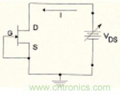 用一個結(jié)型場效應(yīng)管構(gòu)成恒流二極管
