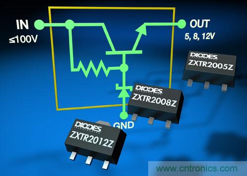  Diodes全新集成高壓穩(wěn)壓器晶體管，顯著提升功率密度和減少器件數(shù)量