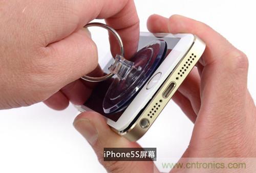 土豪金iPhone 5S拆解：內(nèi)部結(jié)構(gòu)升級，維修難度增加