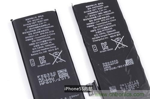 土豪金iPhone 5S拆解：內(nèi)部結(jié)構(gòu)升級，維修難度增加