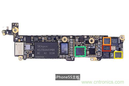 土豪金iPhone 5S拆解：內(nèi)部結(jié)構(gòu)升級，維修難度增加