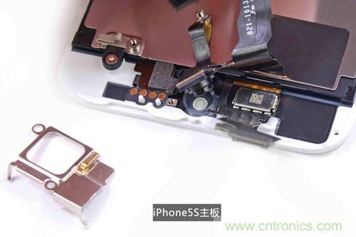 土豪金iPhone 5S拆解：內(nèi)部結(jié)構(gòu)升級，維修難度增加