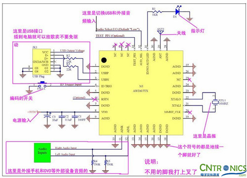 達人創(chuàng)意DIY：無線2.4G音頻收發(fā)器