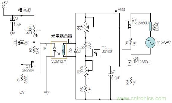 圖1：基于有源器件的線性區(qū)域進(jìn)行功率控制。