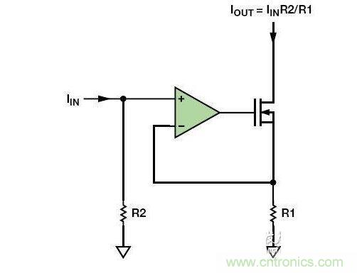 運(yùn)算放大器電流鏡