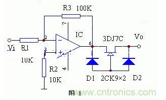 集成運(yùn)算放大器輸出過(guò)流保護(hù)電路