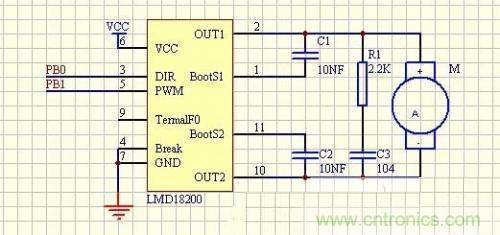 LMD18200驅(qū)動(dòng)電路