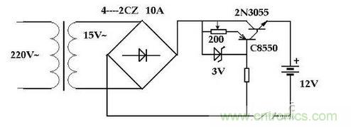 經(jīng)典的汽車電瓶充電電路設計