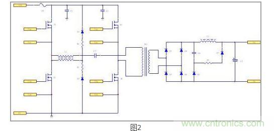 無(wú)源鉗位移相全橋電路框圖(一)