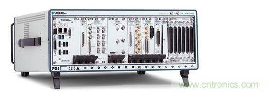 NI PXI Express機(jī)箱包含射頻分析儀和發(fā)生器、矢量網(wǎng)絡(luò)分析儀、開關(guān)、電源和嵌入式計(jì)算機(jī)