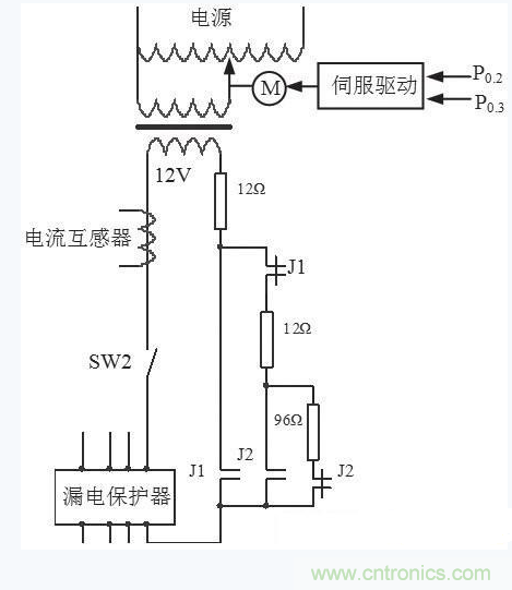 圖2 測試電流產生及調節(jié)模塊 