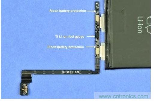 iPhone 6 Plus的鋰離子電池控制電路