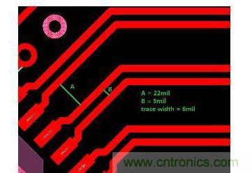 小間距QFN封裝PCB設(shè)計串?dāng)_抑制分析