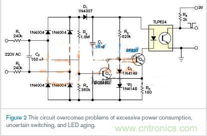 新一代LED光耦電路設(shè)計(jì)，改進(jìn)老化和能耗