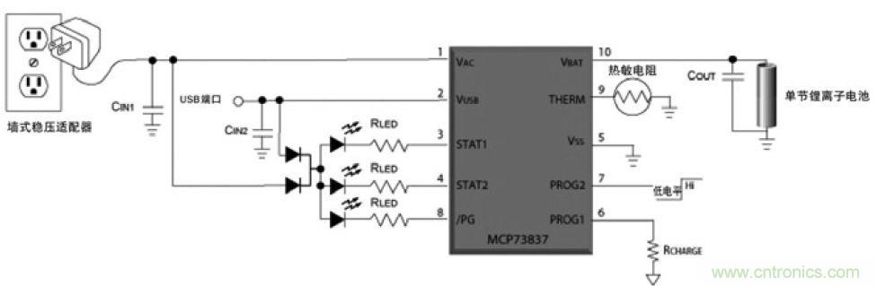 為便攜式系統(tǒng)設計線性鋰離子電池充電器