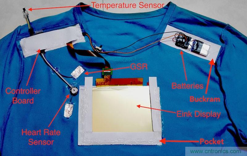 如何DIY一款能監(jiān)控個人情緒的電子T恤？