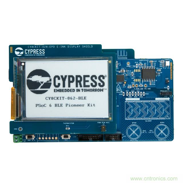 Cypress Semiconductor PSoC 6 BLE Pioneer 套件現(xiàn)已入庫 Digi-Key；客戶預(yù)訂訂單陸續(xù)發(fā)貨中