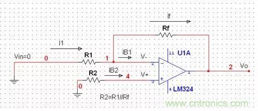 運放平衡電阻的理解