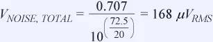 信號鏈中放大器噪聲對總噪聲有多少貢獻？