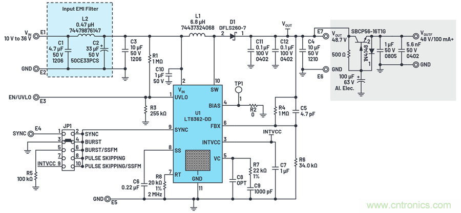 讓我們做一個超低噪聲、48 V、幻像麥克風(fēng)電源怎么樣？