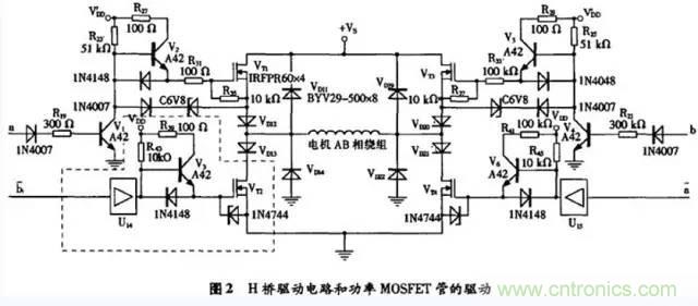 兩相混合式步進電機H橋驅(qū)動電路設(shè)計原理詳解