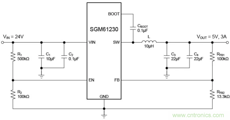 圣邦微電子同步降壓轉換器SGM61230，為抗擊極限過載而生