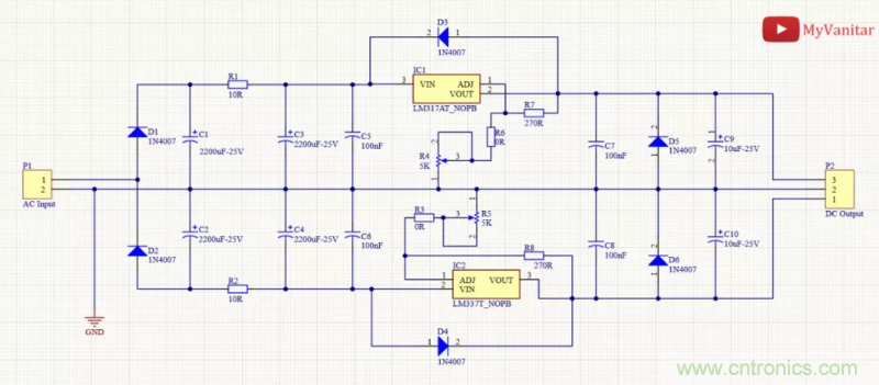 怎樣構建可調(diào)線性AC-DC電源供用戶自由調(diào)節(jié)？