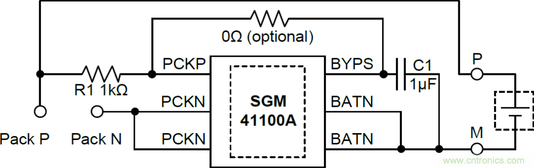 小封裝、微功耗小微電池保護(hù)器SGM41100A