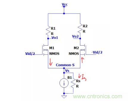 關(guān)于差分輸入電路和共模信號，差模信號關(guān)系的理解