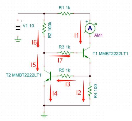 2個(gè)NPN三極管組成的恒流電路，如何工作？