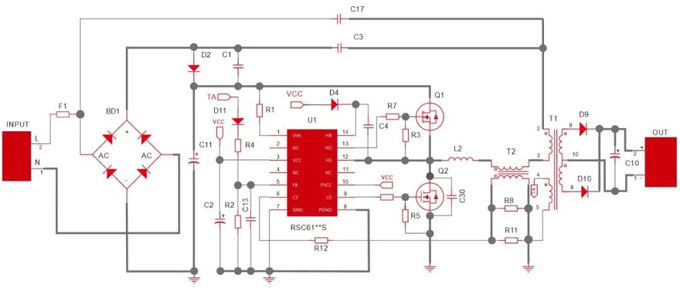 RS瑞森半導體-PCB LAYOUT中ESD的對策與LLC方案關(guān)鍵物料選型分享