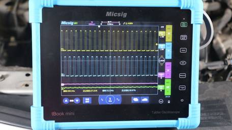 示波器測(cè)量發(fā)動(dòng)機(jī)雙可變氣門(mén)正時(shí)波形