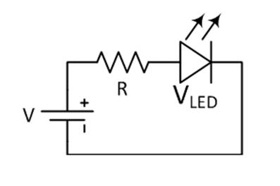 發(fā)光二極管中的電阻器