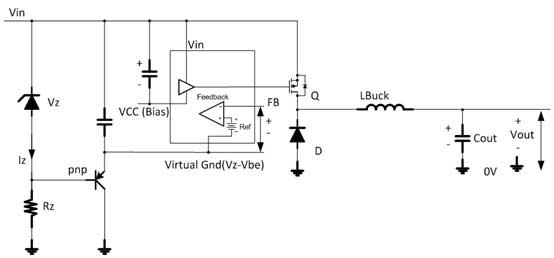 如何用VIN max小于系統(tǒng)輸入電壓的簡易降壓控制器