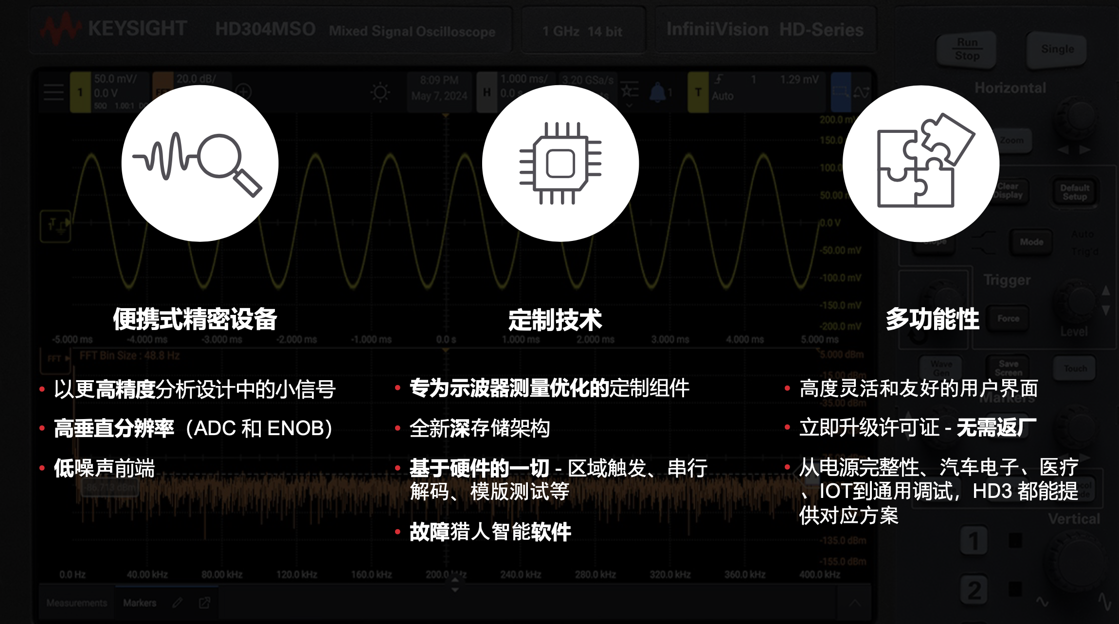 是德科技掀起新革命：通用示波器正式邁入14bit ADC時代